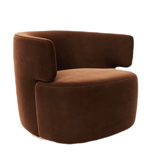 Curve Velvet Tub | Armchair