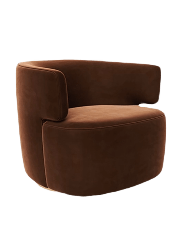 Curve Velvet Tub | Armchair