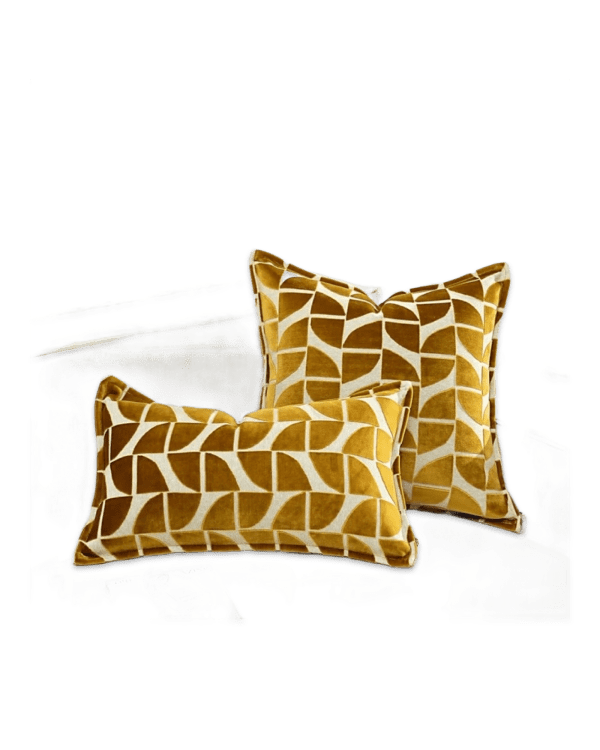 Luxury Jewel Tone Leaf Jacquard | Cushion Cover