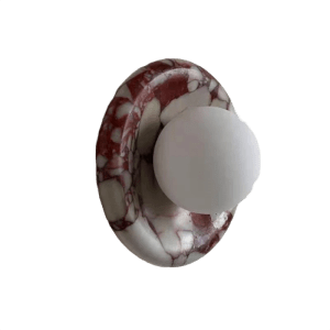 Borgue Stone Dish Marbled | Wall Sconce