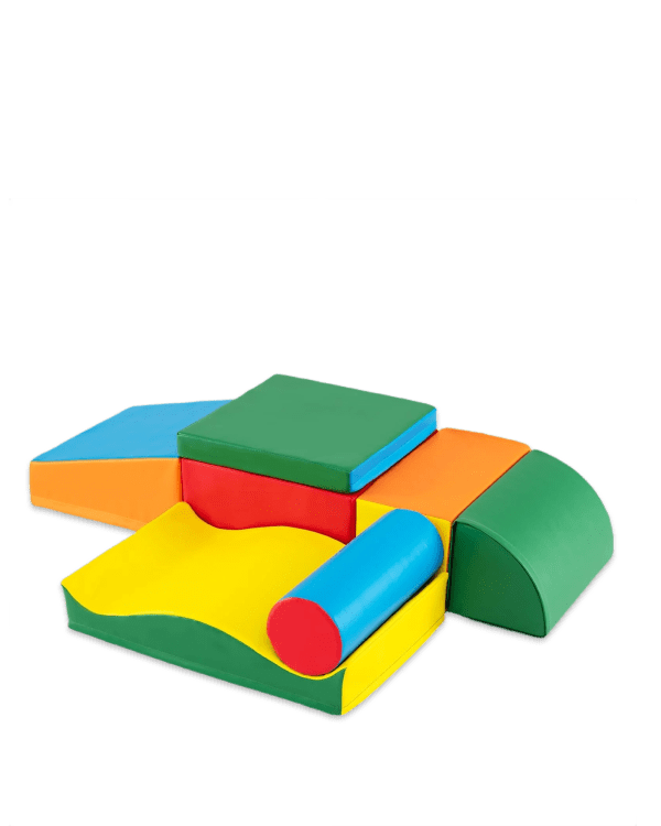 By DORTALA  Colourful 7Pcs Foam Climber | Playroom
