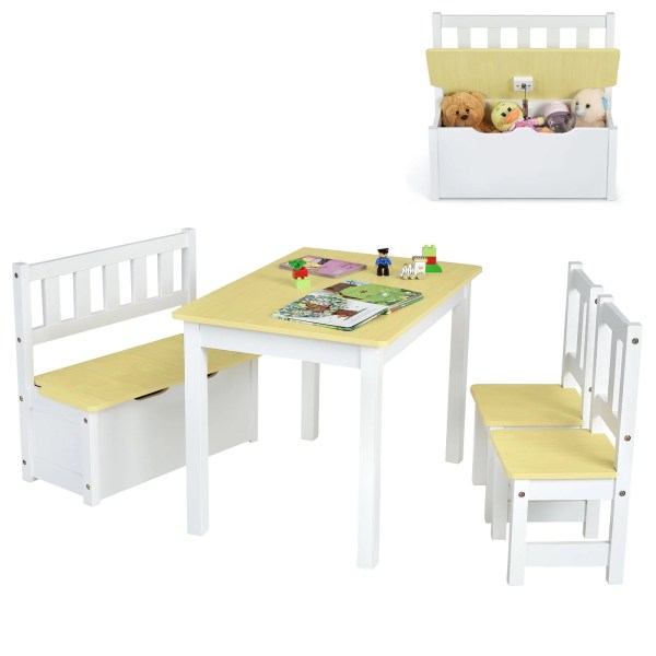 DORTALA 4-Piece Kids | Table & Chair Set
